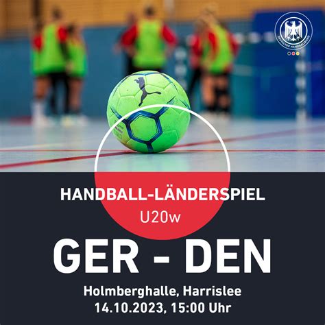 Handballverband Schleswig Holstein Handball Länderspiel der weiblichen