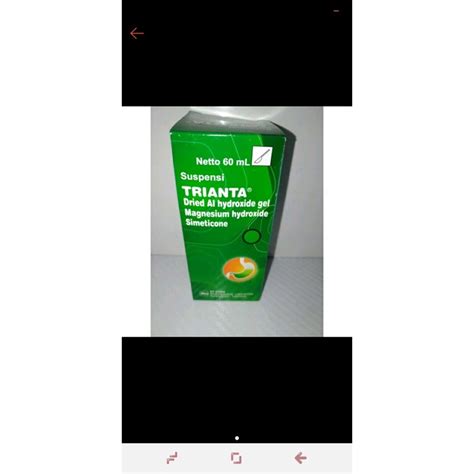 Jual Trianta Sirup Syrup 60ml Obat Maag Lambung Dewasa Shopee Indonesia