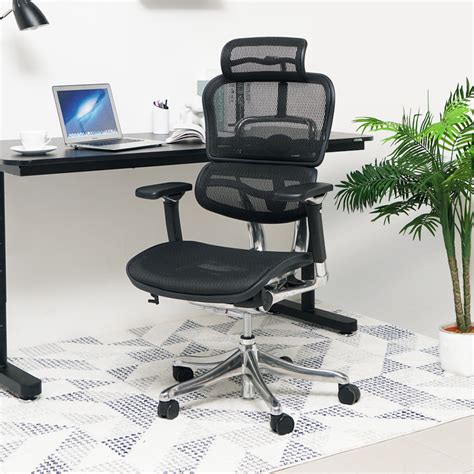 Jual Ergohuman Kursi Kantor Ergonomis Sandaran Tinggi Hitam Terbaik