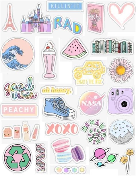 Aesthetic Stickers Clear Background / Unique clear background stickers ...