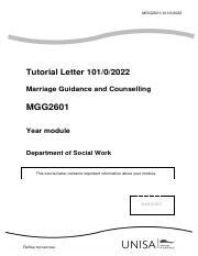 MGG2601 TL101 2022 Pdf MGG2601 101 0 2022 Tutorial Letter 101 0 2022