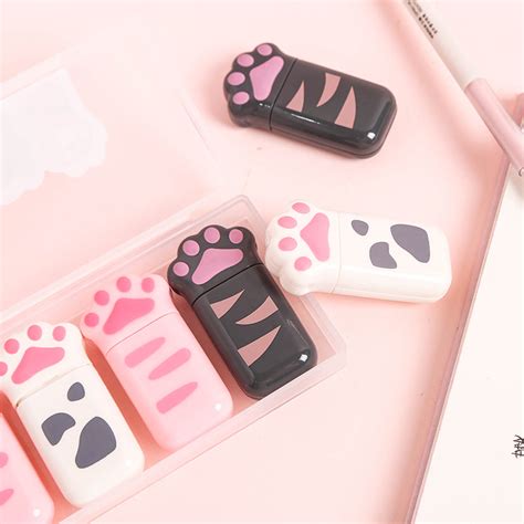 Kawaii Cats Paw Correction Tape Set Pn2372 Pennycrafts