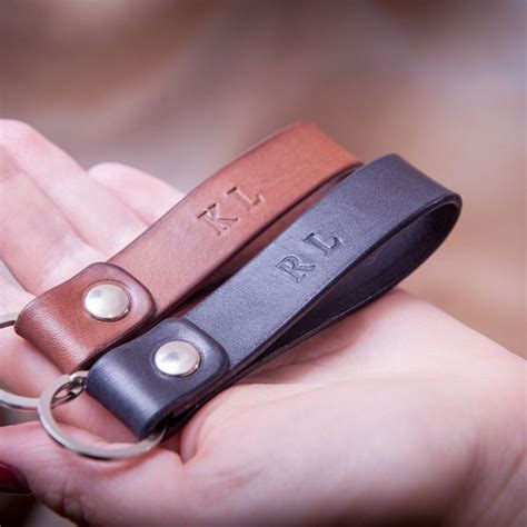 Personalized Custom Leather Keychain By Sunleaves Ideal Groomsmen T