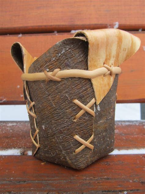 Birch Bark Crafts Willow Weaving Birch Bark Baskets