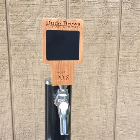 Engraved Custom Beer Tap Handle Personalized Chalk Board Etsy