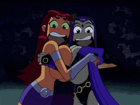 Post 5499434 Animated Dc Dcau Edit Raven Starfire Teen Titans