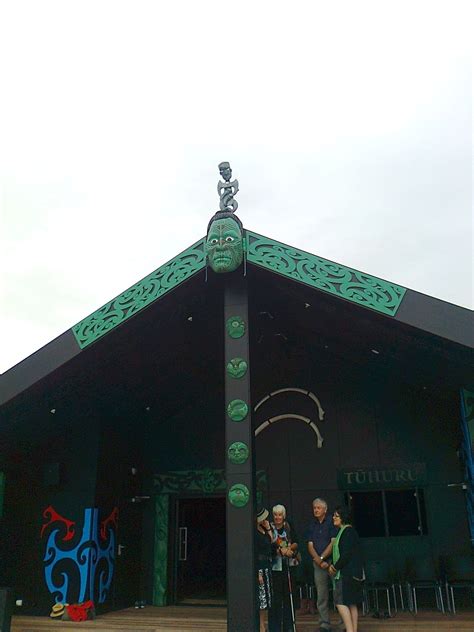 Wharenui On The Arahura Marae Maori Art Maori New Zealand