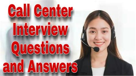 Call Center Interview Questions And Answers Commonly Asked Questions