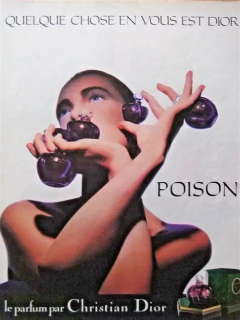 Publicit De Presse Poison Le Parfum De Dior Quelque Chose En Vous