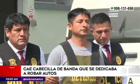 Policía capturó a cabecilla de banda dedicada al robo de autos