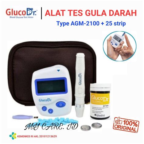 Jual Glucodr Agm Alat Cek Tes Gula Darah Cek Gula Biosensor