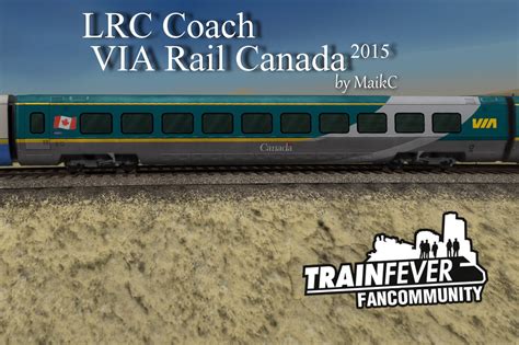 LRC Coach - VIA Rail Canada 2015 - Downloads - Train Fever / Transport ...