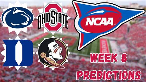 College Football Week 8 Picks And Predictions 2023 Youtube