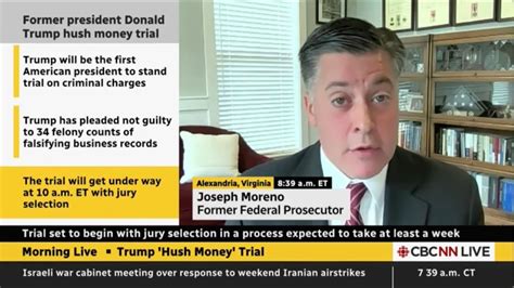 Joseph Moreno Appears On CBC News To Discuss Trump Manhattan Criminal