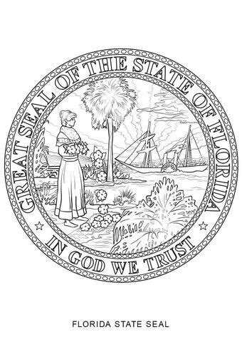 State Seals Coloring Pages