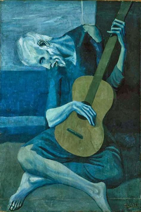 Etapa Azul De Picasso Picasso Paintings Picasso Art Guitarist Art