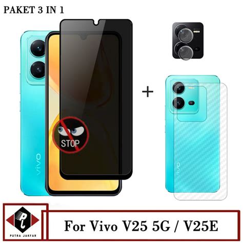 Promo Paket In Tempered Glass Layar Privasi Vivo V G V E Free