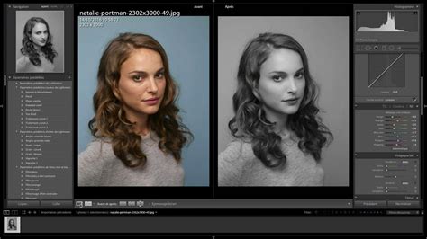 Tuto Lightroom Portrait En Noir Et Blanc Portrait Noir Et Blanc