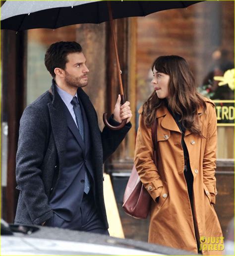 Jamie Dornan Consoles An Upset Dakota Johnson For Fifty Shades Darker