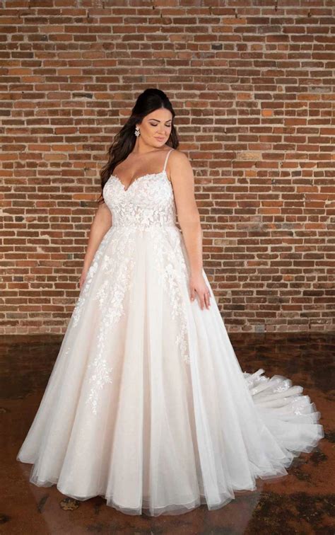 Lace Plus Size Princess Wedding Dress Essense Of Australia