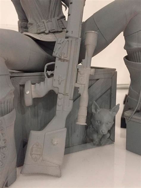 Kotobukiya Sniper Wolf Bishoujo Statue On Display At New York Comic Con