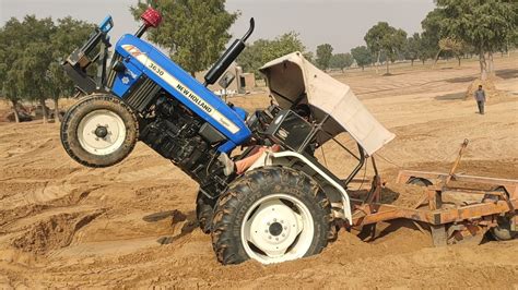 New Holland 3630 Tractor Stunt Amazing Tractor Stunt Youtube