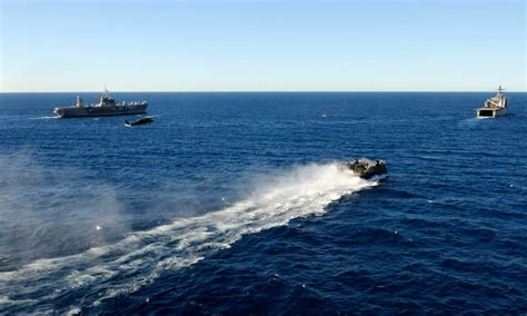 A Landing Craft Air Cushion Returns To The Amphibious Nara Dvids