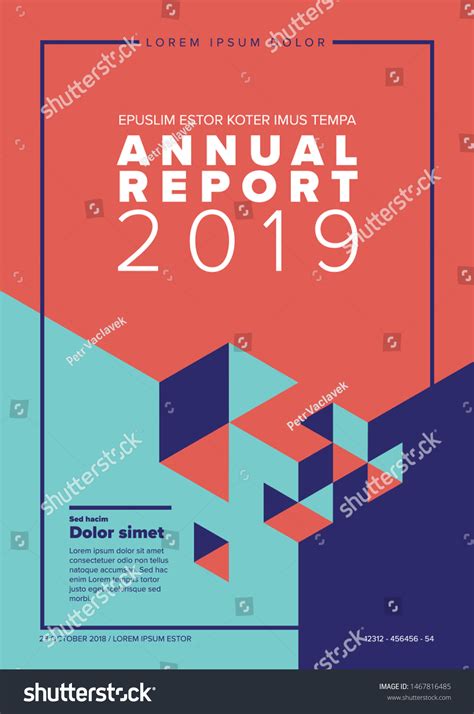 Vector Abstract Annual Report Cover Template Stock Vector Royalty Free 1467816485 Shutterstock