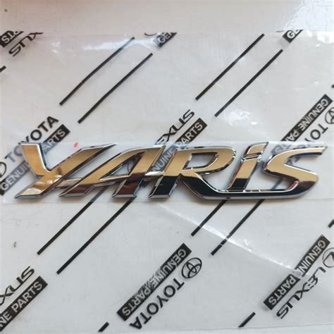 Jual Emblem Yaris Tulisan Emblem Yaris Original Di Lapak GPS MOTOR