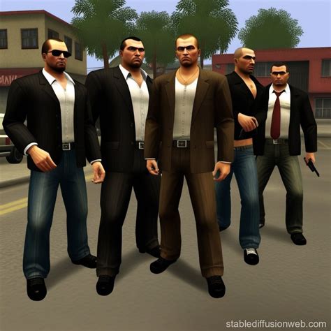 Russian Mafia In Gta San Andreas Stable Diffusion Online