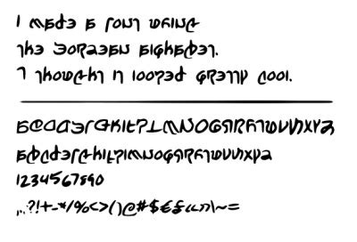 I Made A Font Using The Eorzean Alphabet I Thoug Tumbex