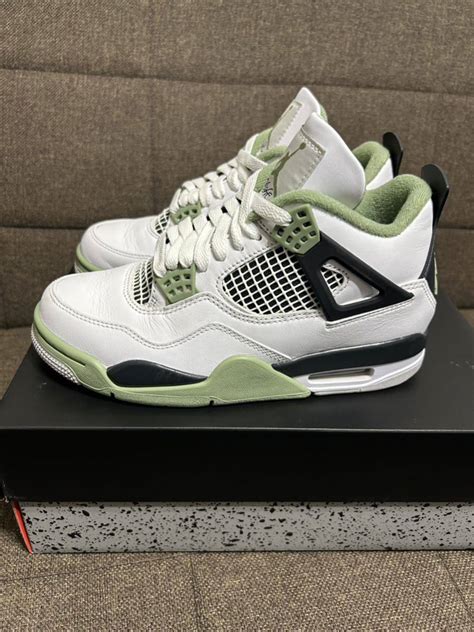 Yahoo オークション 1円 Nike WMNS Air Jordan 4 Oil Green 23cmウ