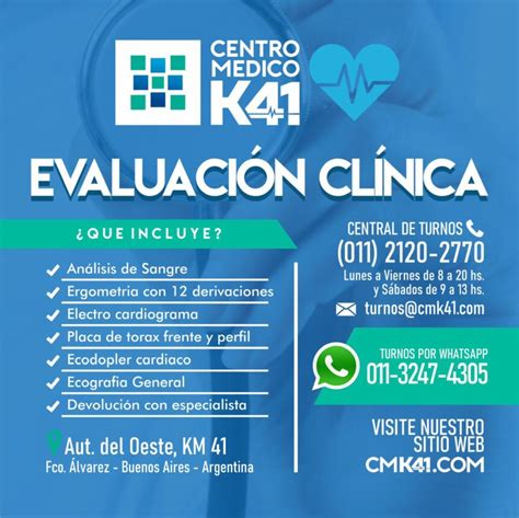 Evaluación Clínica Centro Medico K41