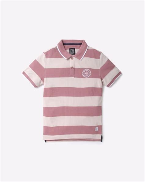 Striped Cotton Polo T Shirt Jiomart