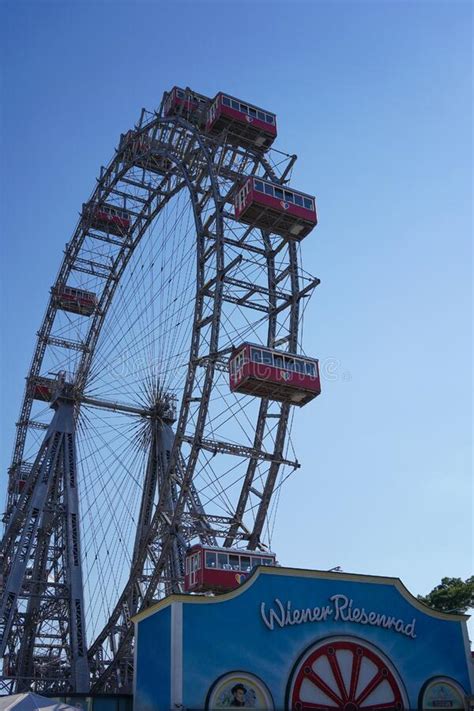 The Wiener Riesenrad In The Prater In Vienna Editorial Stock Photo