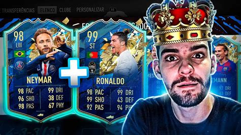 CR7 TOTS 99 E NEYMAR 98 TOTS FUT DRAFT DESAFIO FIFA 20 YouTube