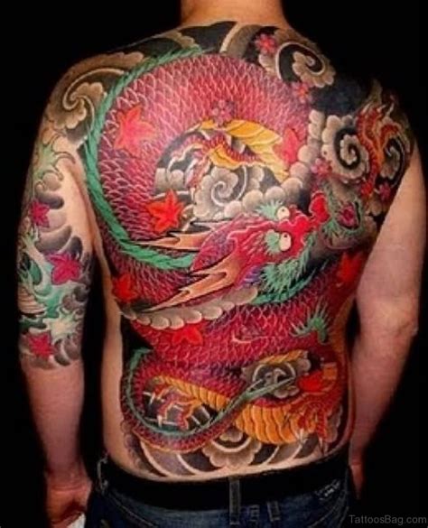 77 Graceful Dragon Tattoos For Back Tattoo Designs TattoosBag