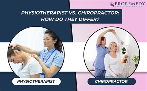 Physiotherapist Vs Chiropractor How Do They Differ