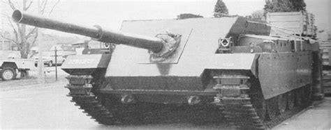 Jagdchieftain British Project Of Tank Destroyer Based On Chieftain