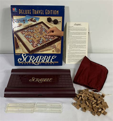 Mavin Vintage 1990 SCRABBLE Deluxe Travel Edition Board Game 100