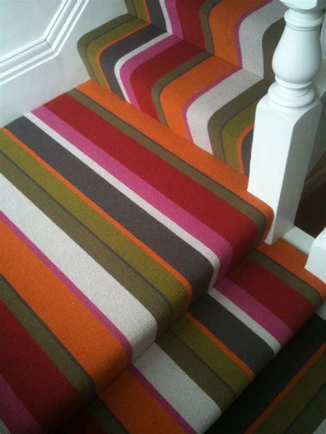 Crucial Trading Audrey Stripe Stair Runner Carpet Carpet Stairs