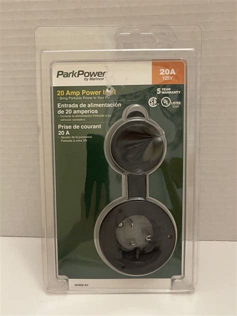 Parkpower Power Inlet V Marinco Bbi Rv A Power Inlet Ebay