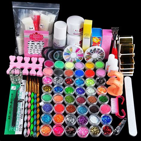 New Proacrylic Nail Kit Acrylic Powder Liquid Nail Art Tips Manicure