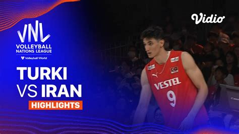 Turki Vs Iran Highlights Men S Volleyball Nations League 2024 Vidio