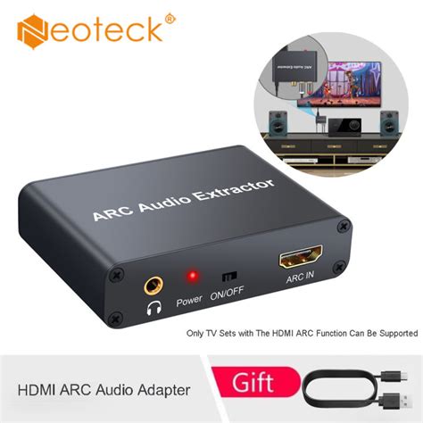 Neoteck HDMI Audio Adapter ARC Audio Extractor With Digital Optical