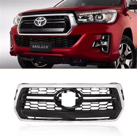 Grade Dianteira Hilux Ano Cromada Sr Srx