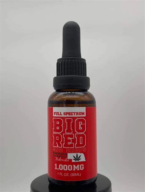 Big Red Cbd Drops 1 000 Mg Tincture