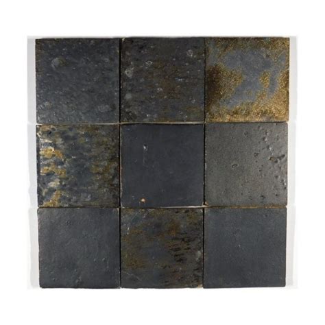 Zellige Iron Copper 10cm X 10cm Cement Tile USA