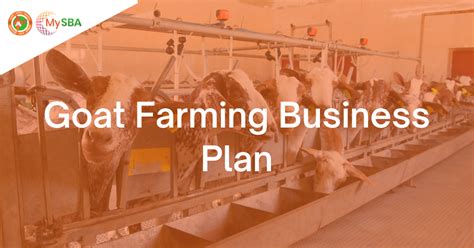 Goat Farming Business Plan MySBA