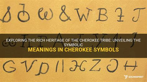 Exploring The Rich Heritage Of The Cherokee Tribe: Unveiling The Symbolic Meanings In Cherokee ...